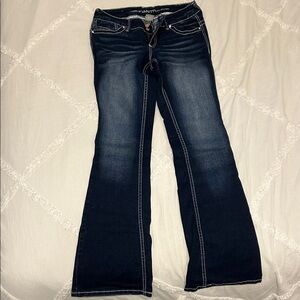 Vanity Women's Deep Indigo Flare Jeans